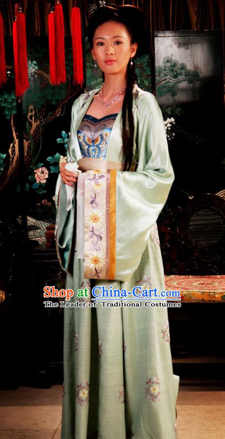 Chinese Ancient Novel Dream of the Red Chamber Second Sister You Costume for Women