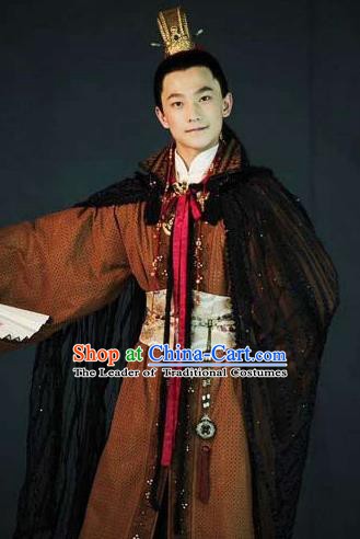 Chinese Ancient A Dream in Red Mansions Character Nobility Childe Jia Baoyu Costume for Men