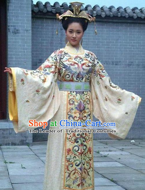 Chinese Ancient Palace Lady Costume Ming Dynasty Empress of Yongle Embroidered Dress for Women