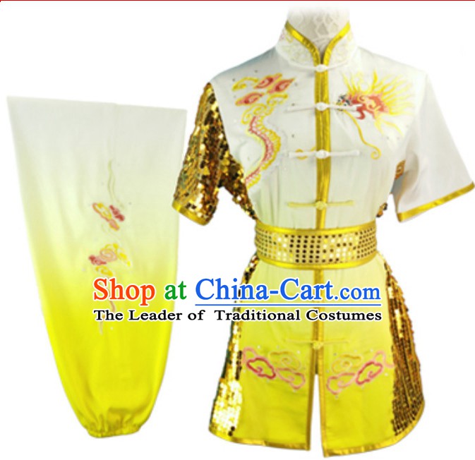 Top Dragon Embroidery Long Fist Southern Fist Best and the Most Professional Kung Fu Clothing Suit