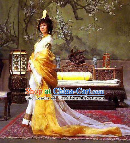 Chinese Ancient Ming Dynasty Empress of Yongle Embroidered Dress Costume for Women