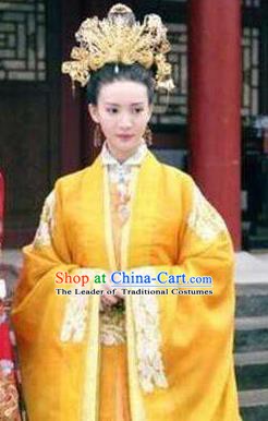 Chinese Ancient Ming Dynasty Palace Empress Jing Embroidered Dress Costume for Women