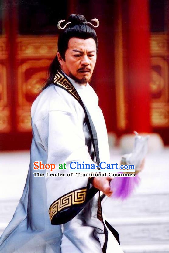 Chinese Ancient Song Dynasty General Yang Ye Replica Costume for Men