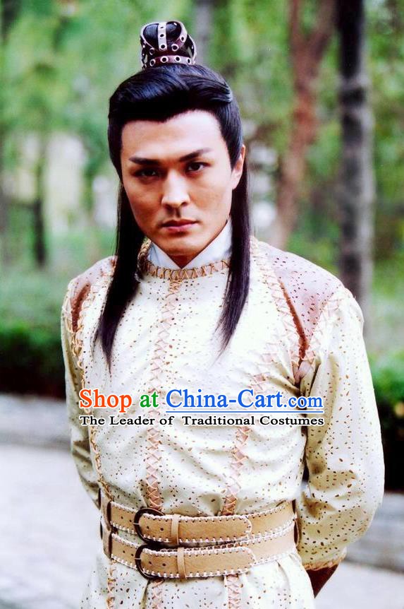 Chinese Ancient Song Dynasty General Yang Xun Replica Costume for Men