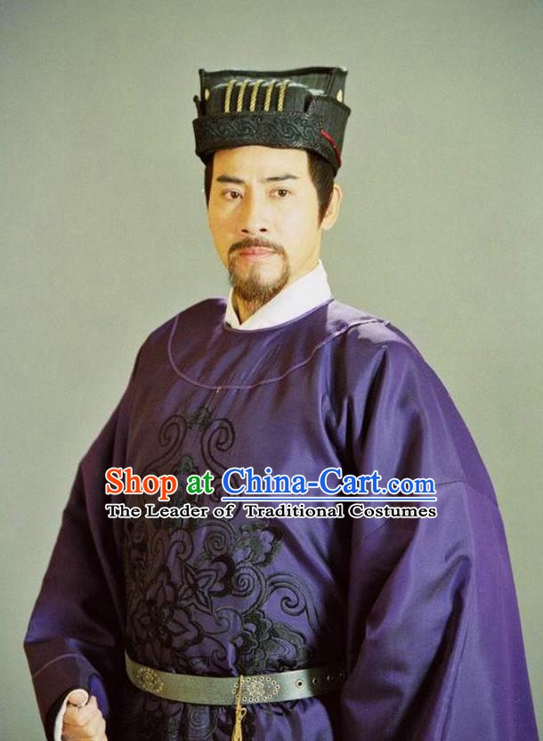 Ancient Chinese Song Dynasty Patriotic General Yang Ye Replica Costume for Men