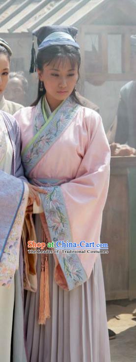 Chinese Ancient Song Dynasty Wife of Su Shi Wang Runzhi Replica Costume for Women