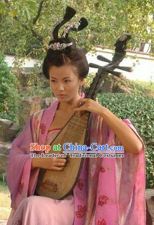 Chinese Ancient Imperial Consort Lady Huarui Embroidered Replica Costume for Women