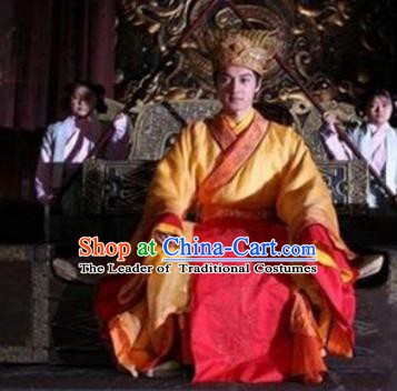 Chinese Ancient Song Dynasty Guang Emperor Zhao Dun Replica Costume for Men