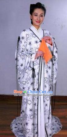 Chinese Ancient Song Dynasty Female Embroider Embroidered Replica Costume for Women