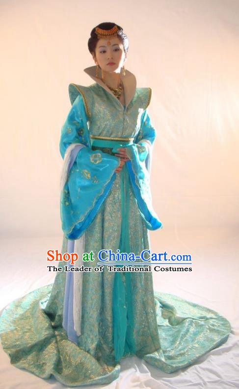Chinese Ancient Song Dynasty Palace Lady Imperial Consort Embroidered Replica Costume for Women