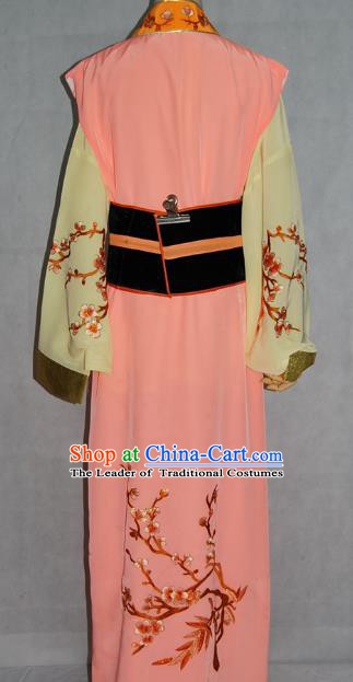 Traditional China Beijing Opera Costume Gifted Scholar Embroidered Robe and Hat Ancient Chinese Peking Opera Embroidery Clothing