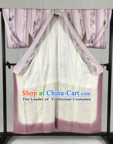 Japan Traditional Geisha Kimono Formal Costume Furisode Kimonos Ancient Yukata Dress for Women