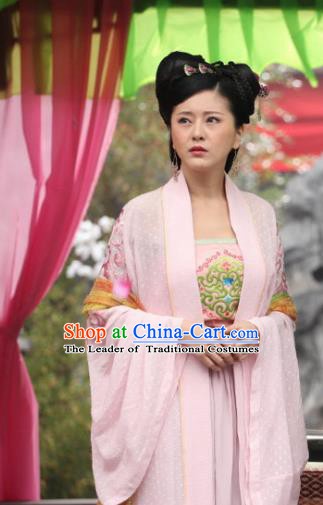 Chinese Traditional Tang Dynasty Geisha Dress Courtesan Replica Costume for Women