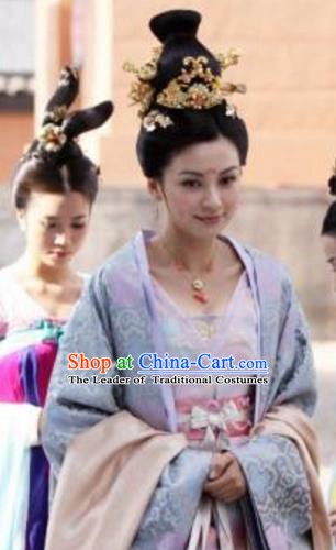 Traditional Chinese Ancient Costume Ancient  Tang Dynasty Hanfu Dress Clothing