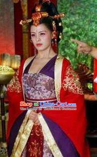 Traditional Chinese Ancient Costume Ancient  Tang Dynasty Hanfu Dress Clothing