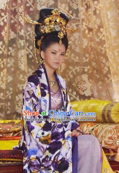 Traditional Chinese Ancient Costume Ancient  Tang Dynasty Hanfu Dress Clothing