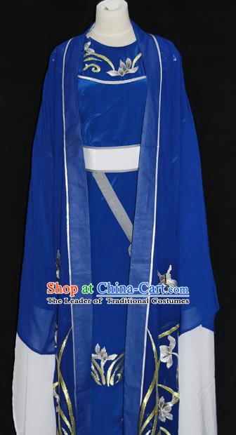 Traditional Chinese Beijing Opera Royalblue Costume Peking Opera Niche Clothing for Adults