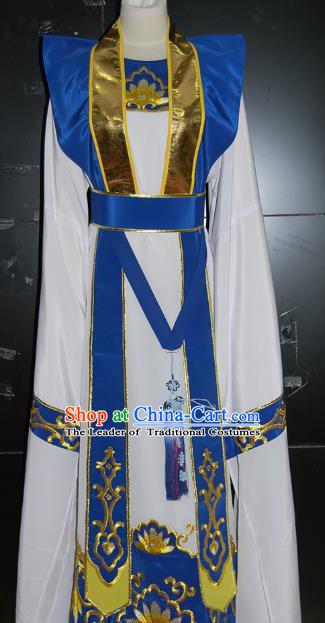 Traditional Chinese Beijing Opera Costume Peking Opera Niche White Clothing for Adults