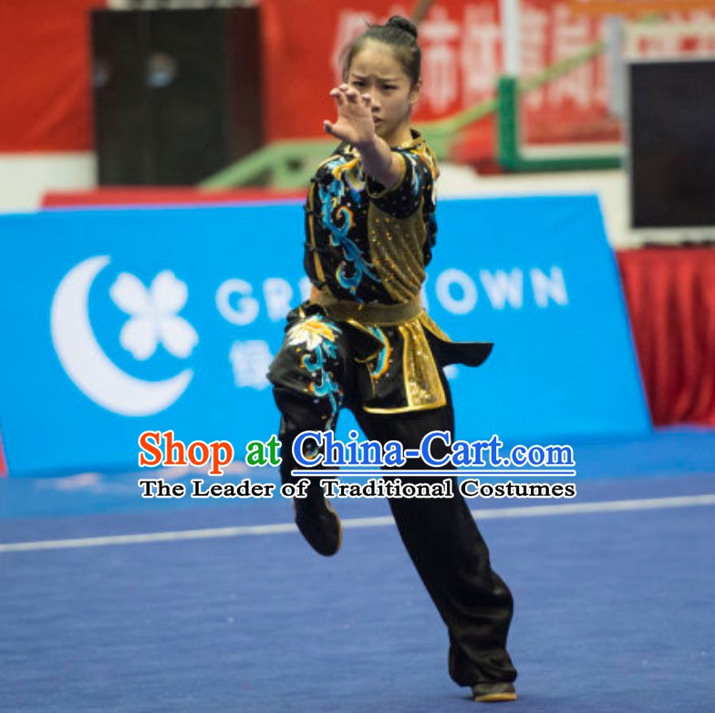 Supreme Custommade Nanquan Competition Uniforms Kung Fu Suit Kung Fu Uniform Chinese Jacket Taiji Clothes Dress Dresses Kung Fu Clothing Embroidered Tai Chi Suits Custom Kung Fu Embroidery Uniforms