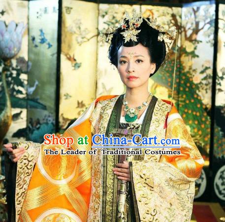 Traditional Chinese Ancient Costume Ancient  Tang Dynasty Hanfu Dress Clothing