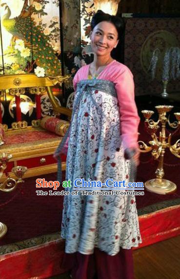 Traditional Chinese Ancient Costume Ancient  Tang Dynasty Hanfu Dress Clothing