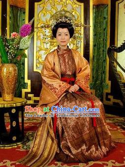 Chinese Ancient Tang Dynasty Ning Kingdom Princess Royal Dress Historical Costume for Women