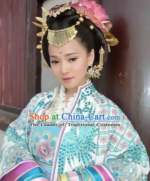 Traditional Chinese Ancient Costume Ancient  Tang Dynasty Hanfu Dress Clothing