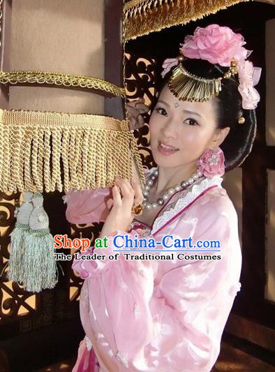 Traditional Chinese Ancient Costume Ancient  Tang Dynasty Hanfu Dress Clothing