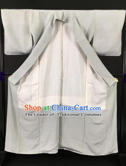 Japanese Ancient Male Silk Kimono Costume Traditional Wafuku Hakama Yukata Robe for Men