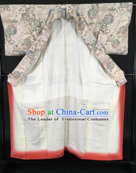 Japanese Samurai Costume Palace Kimonos Traditional Wafuku Hakama Yukata Robe for Men