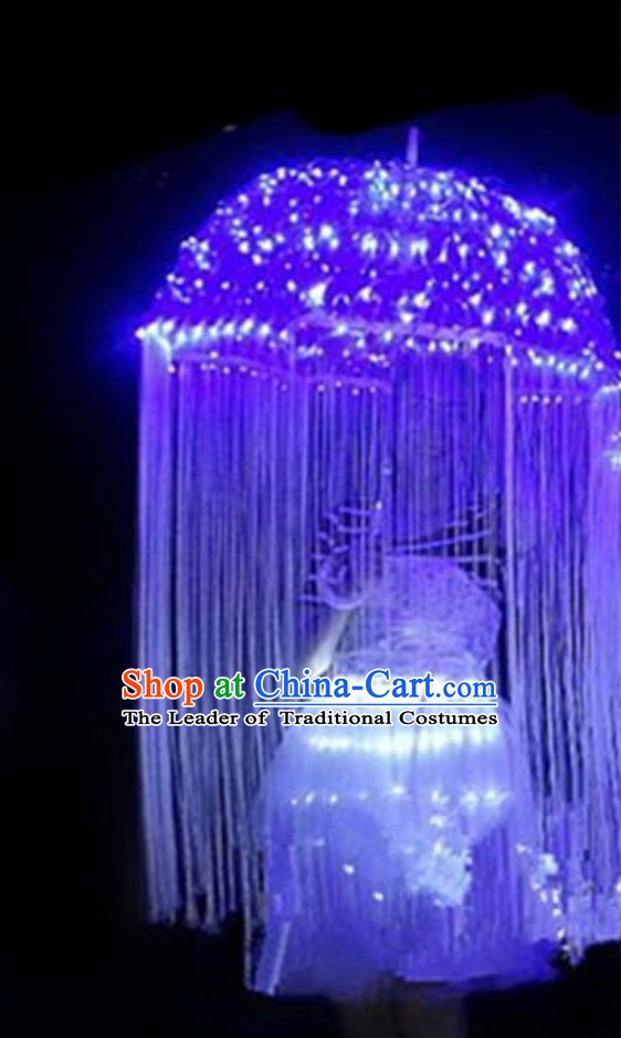 LED Umbrella LED Light Umbrella LED Stage Performance Dancing Dance Props and Costumes Complete Set