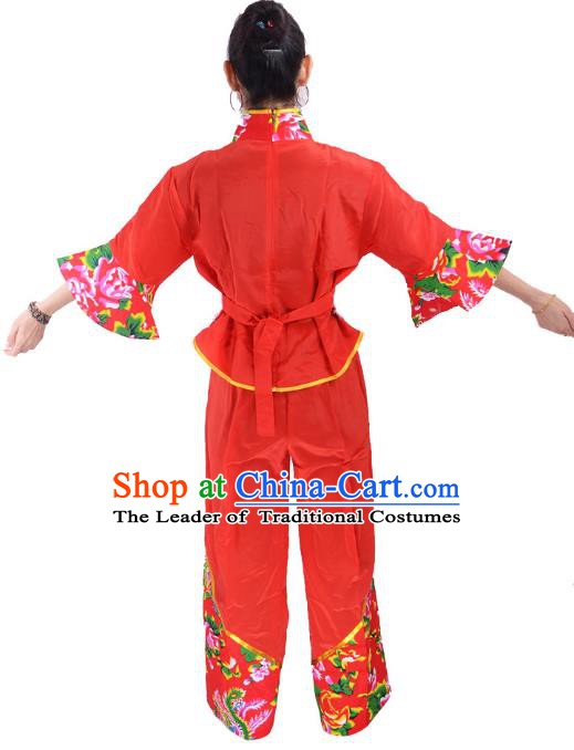 Traditional Chinese Miao Nationality Dance Clothing Hmong Ethnic Minority Costumes and Headwear