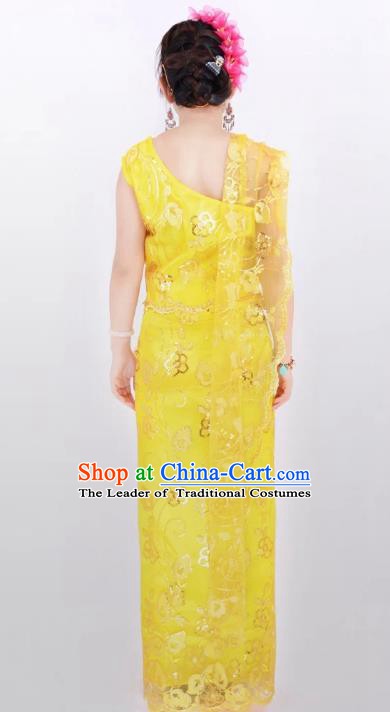 Traditional Chinese Miao Nationality Dance Clothing Hmong Ethnic Minority Costumes and Headwear