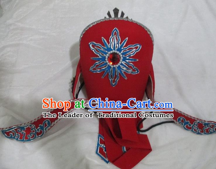 Traditional China Beijing Opera Costume Gifted Scholar Embroidered Robe and Hat Ancient Chinese Peking Opera Embroidery Clothing