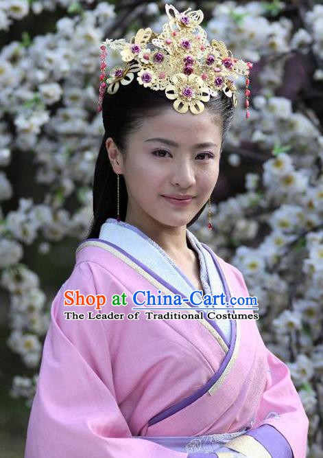 Traditional Chinese Ancient Costume Chu and Han Dynasties Hanfu Clothing