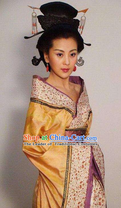 Traditional Chinese Ancient Costume Chu and Han Dynasties Hanfu Clothing