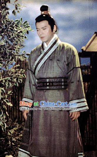 Chinese Ancient Spring and Autumn Period Kingdom Jin Swordsman Tu'an Gu Replica Costume for Men