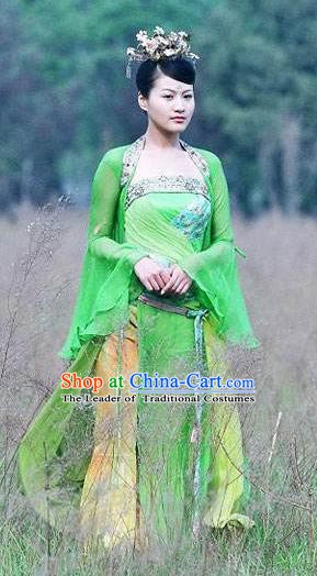 Chinese Ancient Tang Dynasty Female Assassin Courtesan Hanfu Dress Replica Costume for Women