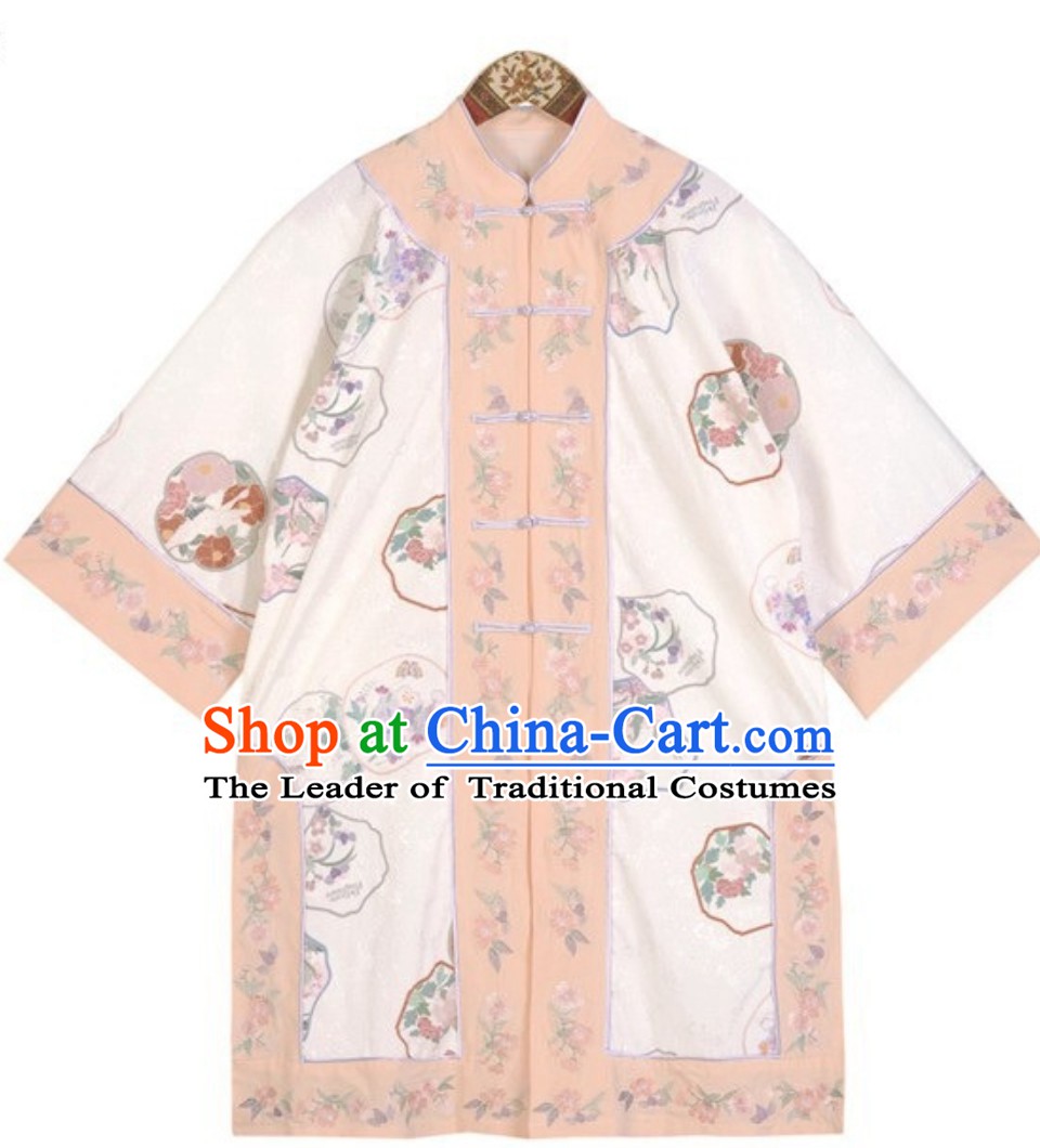 Top Crouching Tiger Hidden Dragon Style Tai Chi Kongfu Taiji Long Blouse