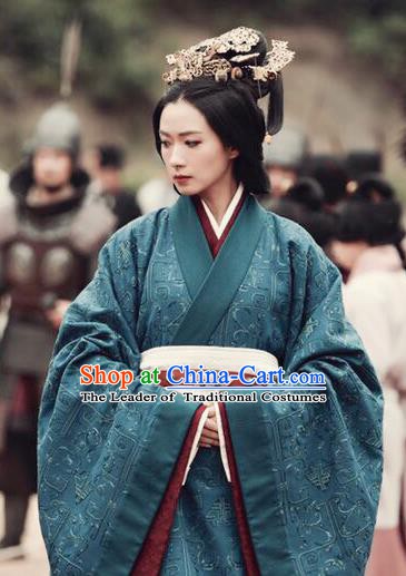 Traditional Chinese Ancient Costume Chu and Han Dynasties Hanfu Clothing