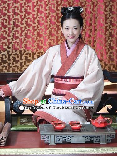 Traditional Chinese Ancient Costume Warring States Period Hanfu Clothing