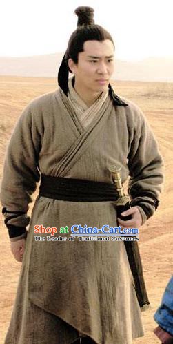Ancient Chinese Han Dynasty Marquis Shen Yiji Historical Costume for Men
