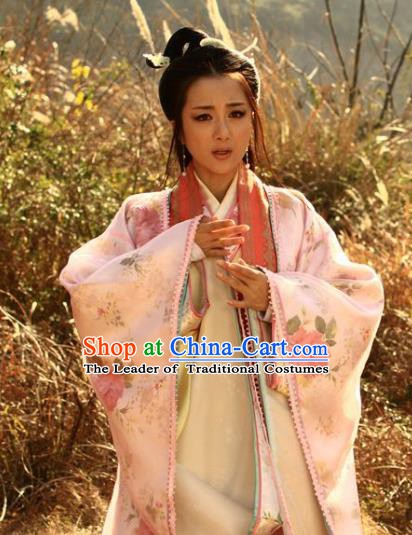 Traditional Chinese Ancient Costume Chu and Han Dynasties Hanfu Clothing