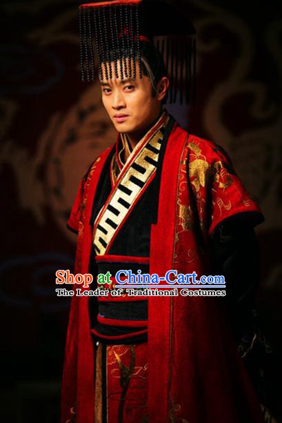 Traditional Chinese Ancient Costume Warring States Period Hanfu Clothing