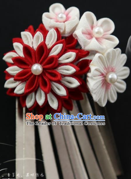 Traditional Asian Japan Courtesan Hair Accessories Hairpins Japanese Kimono Headwear for Women