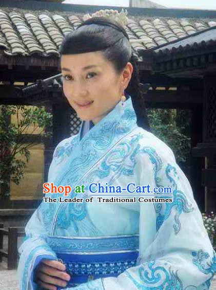 Traditional Chinese Ancient Costume Warring States Period Hanfu Clothing