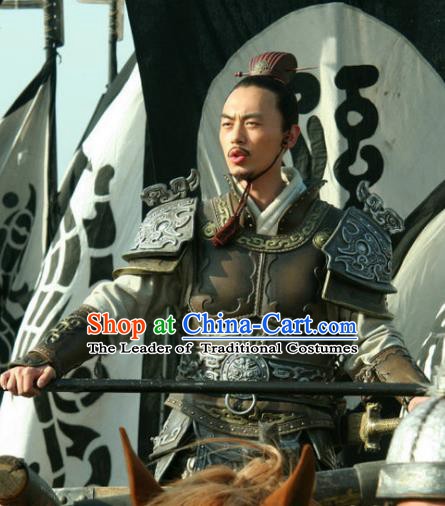Ancient Chinese Spring and Autumn Period Militarist Strategist Sun Wu Replica Costumes for Men