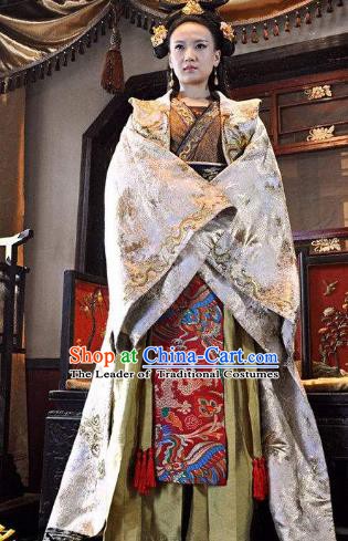 Ancient Chinese Tang Dynasty Empress Hanfu Dress Replica Costume for Women