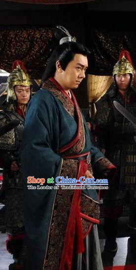 Ancient Chinese Spring and Autumn Period Statesman Strategist Economist Fan Li Replica Costumes for Men