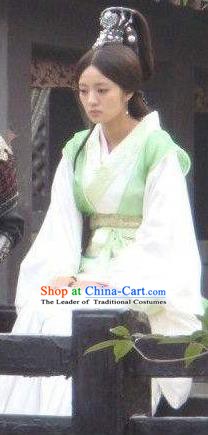 Ancient Chinese Qin Dynasty Palace Lady Hanfu Dress Replica Costume for Women